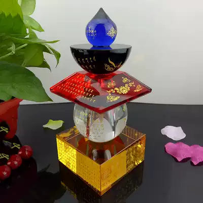 All Tathagata Heart Secret Whole Body Relic Treasure Koinin Dharani Sutra Mantra Tower Crystal Relic Tower Crystal Stupa