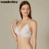 Wonderbra đen trắng đồ lót nữ ren in áo ngực siêu mỏng nữ gói thu thập áo ngực gợi cảm