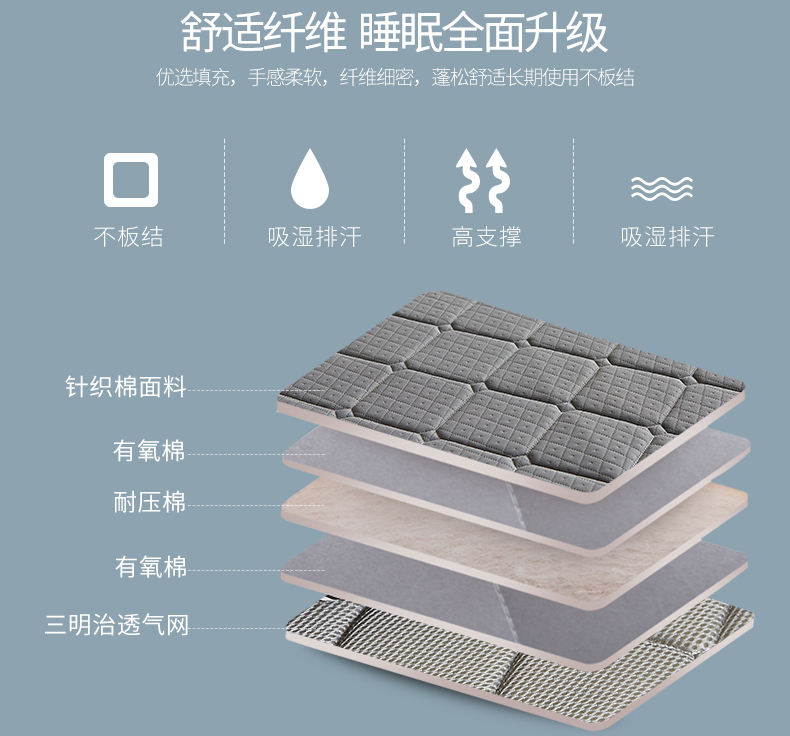 Custom-made nệm tatami kích thước 3m 1.8m giường ngủ 2 1,35 / 1,5 m / 1,9 Mega nệm dày - Nệm nệm cho bé