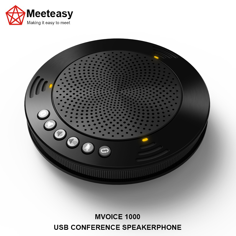 Meeteasy Video conferencing omnidirectional microphone Wireless mobile phone Bluetooth conference call microphone