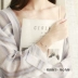 Vòng tay bạc 925 nữ mở vòng tay thời trang đơn giản Sinh viên Hàn Quốc cá tính hoang dã gửi tặng bạn gái món quà sinh nhật vòng tay gỗ sưa Vòng đeo tay Cuff