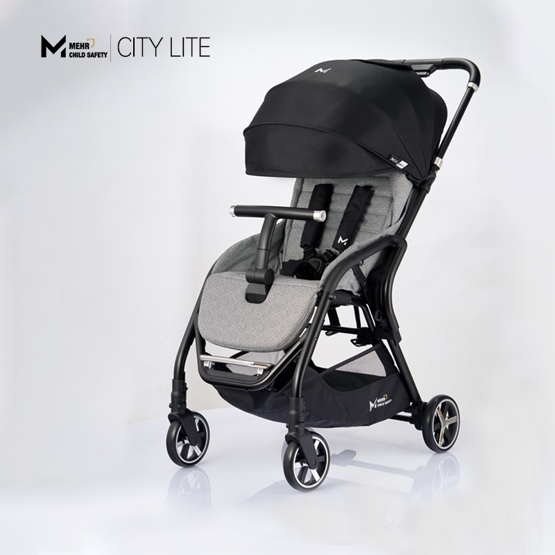 Merlibe Gravity folding baby stroller can sit in a loungable stroller high landscape Strong shock-proof baby car baby carrier
