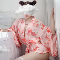 Han produced: cute pink Fox kimono Japanese role-playing uniform pajamas lingerie sexy