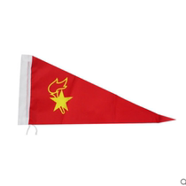 Chinese Young Pioneers Small Team Flag 30X52cm Little Red Flag Triangle Standard Team Flag