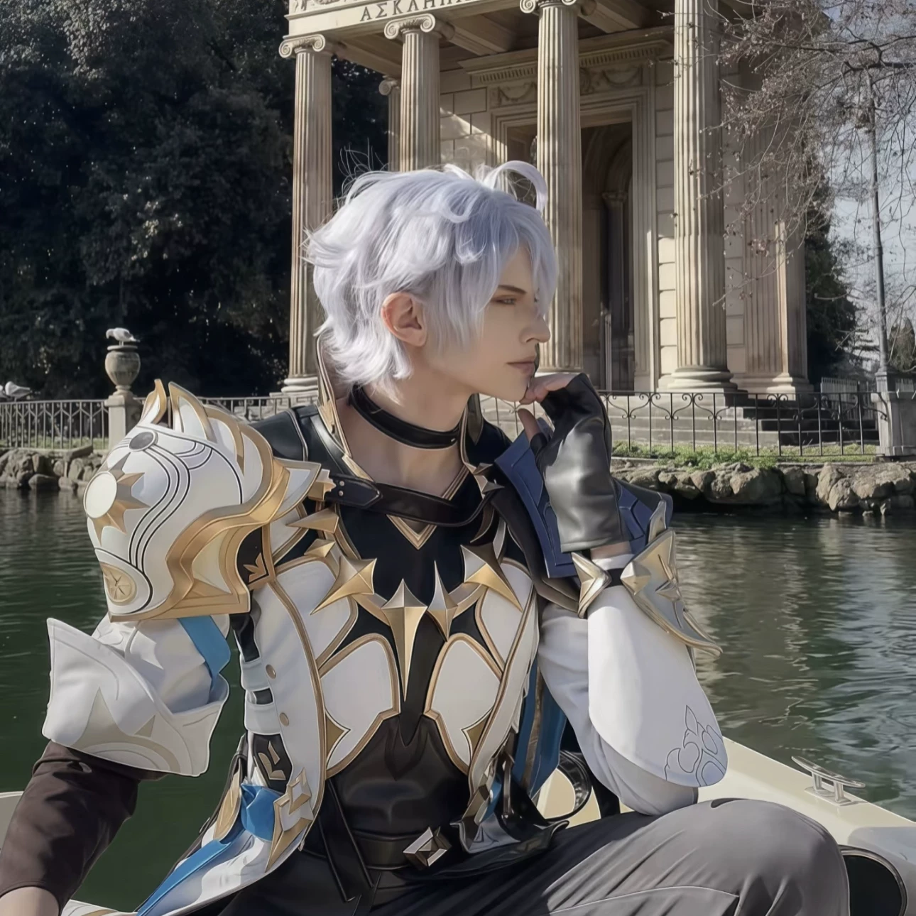 Baihe Cos сервер Спаситель игра косплей аниме мужская одежда полный комплект сервера C