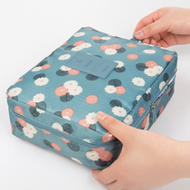 Large capacity travel storage bag wash bag luggage clothes finishing bag portable anti-thickening travel suit skin care