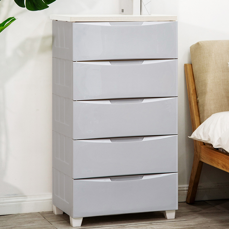 Japan IRISIRIS drawer-type containing cabinet storage finishing box Japanese style minimalist modern plastic cabinet wardrobe