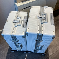 Женский чемодан нового типа с тремя замками, комбинированный чемодан, чемодан, чемодан на тележке, женский чемодан, молния с двойным отделением, закрытая подкладка