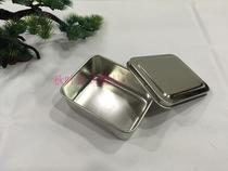 Stainless steel seasoning box with lid Japanese flavor box sample box Food display box Seasoning tank with lid seasoning tank