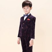 2019 Suit trẻ em New Suit Set trai nhỏ Big Kids ăn mặc Kids Piano Performance ăn mặc áo khoác.