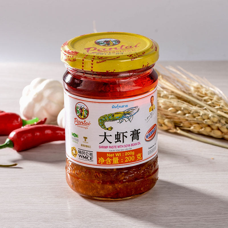 * Thai imported Pantai Novartis starred large shrimp paste 200g * 2 bottles of large shrimp paste shrimp head oil shrimp paste