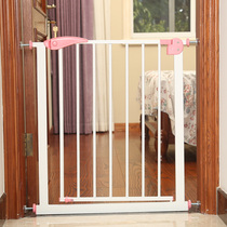 Punch-free pet safety doorrail guardrail baby safety fence guardrail door pet isolation gate fence door