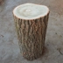 Gỗ khối rắn gỗ phân gốc khắc phân cơ sở bàn cà phê tấm lớn với phân tròn gỗ phân gỗ trang trí bến tàu có thể được tùy chỉnh - Các món ăn khao khát gốc