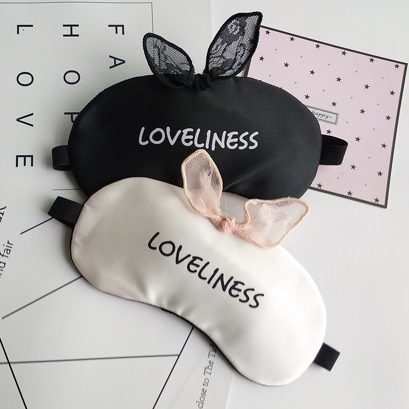 Sleep eye mask shading sleeping Korea cute breathable women ice pack hot compress relieves eye fatigue children students eye protection