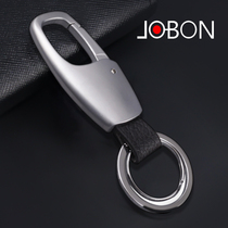 Leather Keychain Car Remote Control Keychain Men's Waist Hanging Keyring Personalized Creativity Simple Women