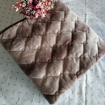 Foreign trade single single gradient flannel bed pad plush winter warm bed mat practical tatami mat