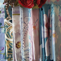 Export tail single 200*230 long staple cotton quilt cover button Version 60 cotton tribute satin AB version quilt cover double cow