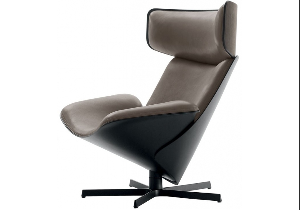 Art Mesh Red Sofa Chair Rice Dumplings Chair High End Profiled Creative Single Casual Chair Glass Fiber Swivel Leaning Back Chair