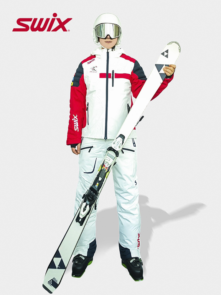 SWIX Swix ski suit equipment cotton suit women's and men's suit waterproof windproof plus cotton warm single and double board underwear