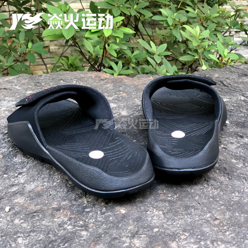 Air Jordan Hydro 7 Joe 7 AJ7 Ferrari dép thể thao màu đen và đỏ AA2517-003 dép hot trend năm 2021