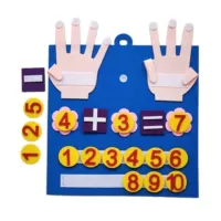 Kid Montessori Toys Felt Finger Numbers Math Toy Children Co