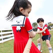 Kindergarten Garden Clothing Summer Children Graduation Clothing Summer Photo Clothes Elementary School Kids Navy Chorus Performance Out