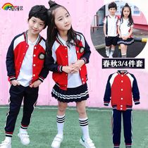 Kindergarten Garden Clothing Spring Autumn Clothing Children First Grade Class Clothes Summer Elementary School Uniforms Pure Cotton Short Sleeve Three Suits