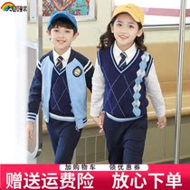 Kindergarten Garden uniforms Spring and autumn in 1st grade Primary school Childrens school uniforms for men and women Childrens Machia lining baseball suit
