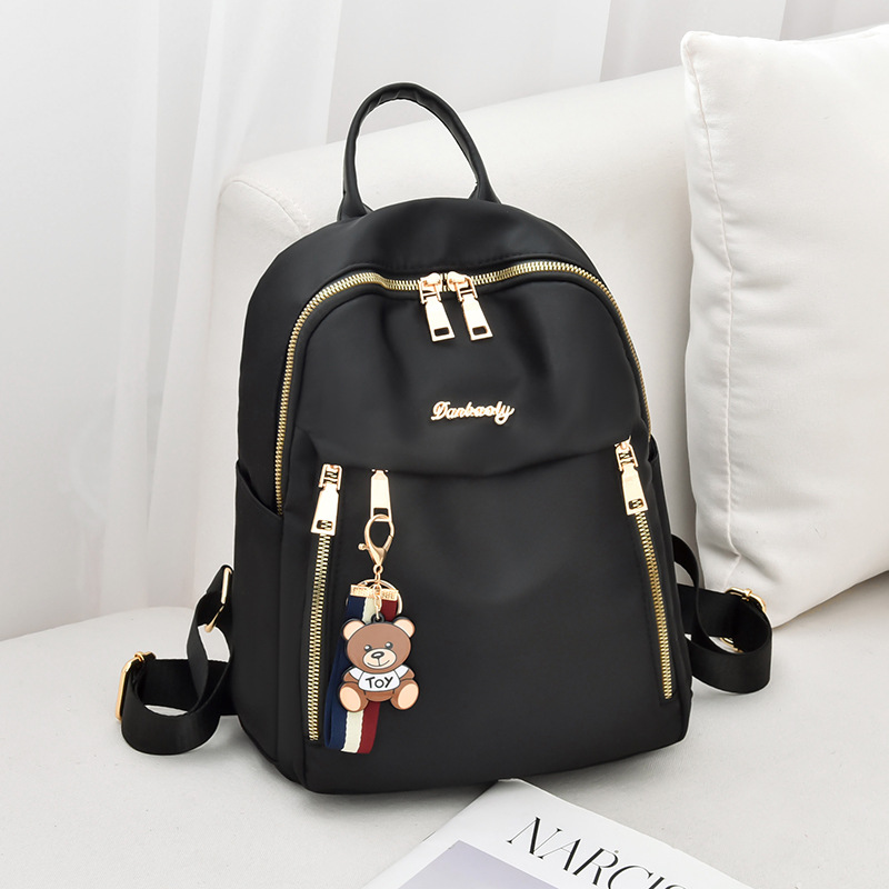 France ITCFASHONK SHOULDER BAG DOUBLE SHOULDER BAG Oxford Cloth Women Han Edition 100 Lap Bag Fashion Canvas School Bag Fashion