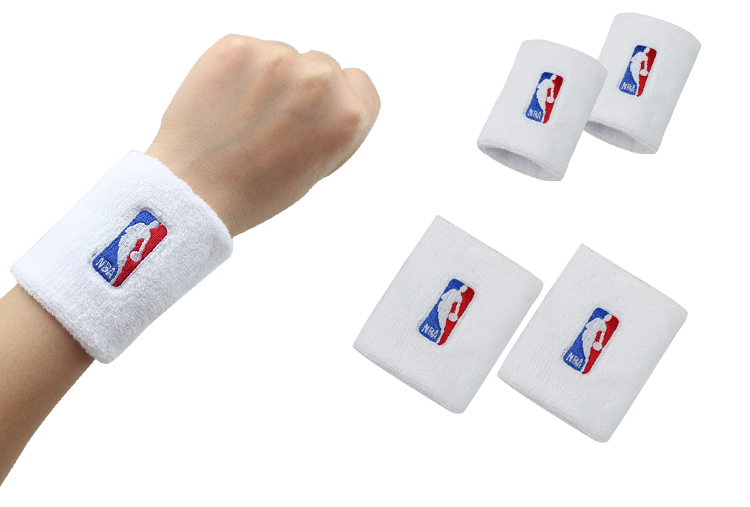 Vòng tay NBA nam và nữ dày bóng rổ cầu lông thiết bị an toàn thể thao Kuri Kobe thấm hút mồ hôi chống bong gân băng đầu gối chạy bộ