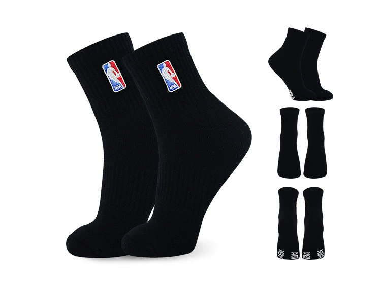 Bóng rổ NBA vớ người đàn ông chuyên nghiệp của ống dày cotton vớ thể thao mồ hôi thấm mùa hè thoáng khí chạy thiết bị đào tạo