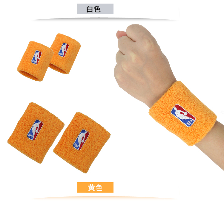 Vòng tay NBA nam và nữ dày bóng rổ cầu lông thiết bị an toàn thể thao Kuri Kobe thấm hút mồ hôi chống bong gân băng đầu gối chạy bộ