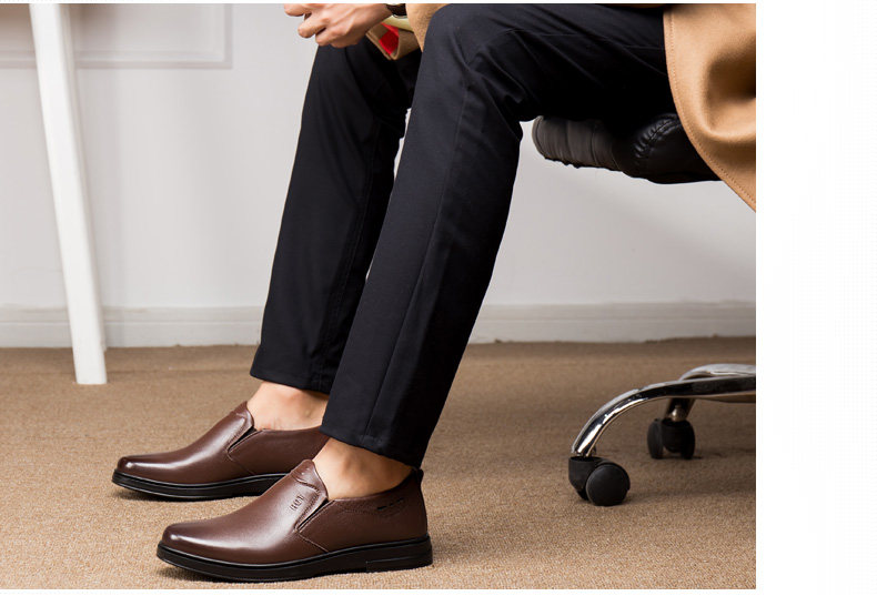 红蜻蜓 一脚套 男式休闲鞋 天猫优惠券折后￥169包邮（￥199-30）有加绒保暖款2色可选