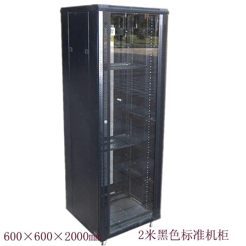 Computer room network cabinet 2 meters server cabinet 42u19 inch standard cabinet mesh door glass door