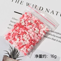 Розовый, широкая цветовая палитра, со снежинками