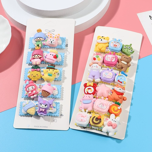 Матовая кремовая заколка для волос, челка, упаковка, популярно в интернете, DIY