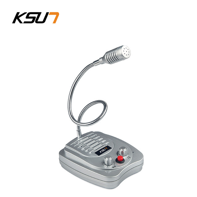 Ksu7 Intercom Window Business Desktop Amplifier Kitchen Canteen Two-Way Microphone Wireless Microphone Intercom Device