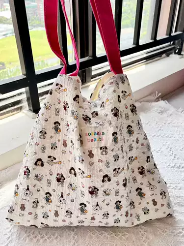 Милый летний шоппер, вместительная и большая сумка на одно плечо