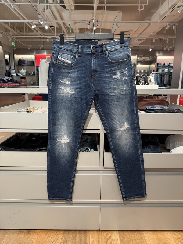 Diesel Men's Ripped Skinny Jeans