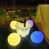 Новые прямые продажи светодиодные световые столовые столовые табуретки KTV Leisure and Entertainment Boffect Sware Lose Outdoor Waterraph Stable Furniture