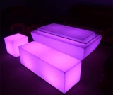 Продвижение светодиодного освещения и стула Комбинированная мебель для мебели для модного бара Стул Клуб стул журнальный столик красочный стул на стол