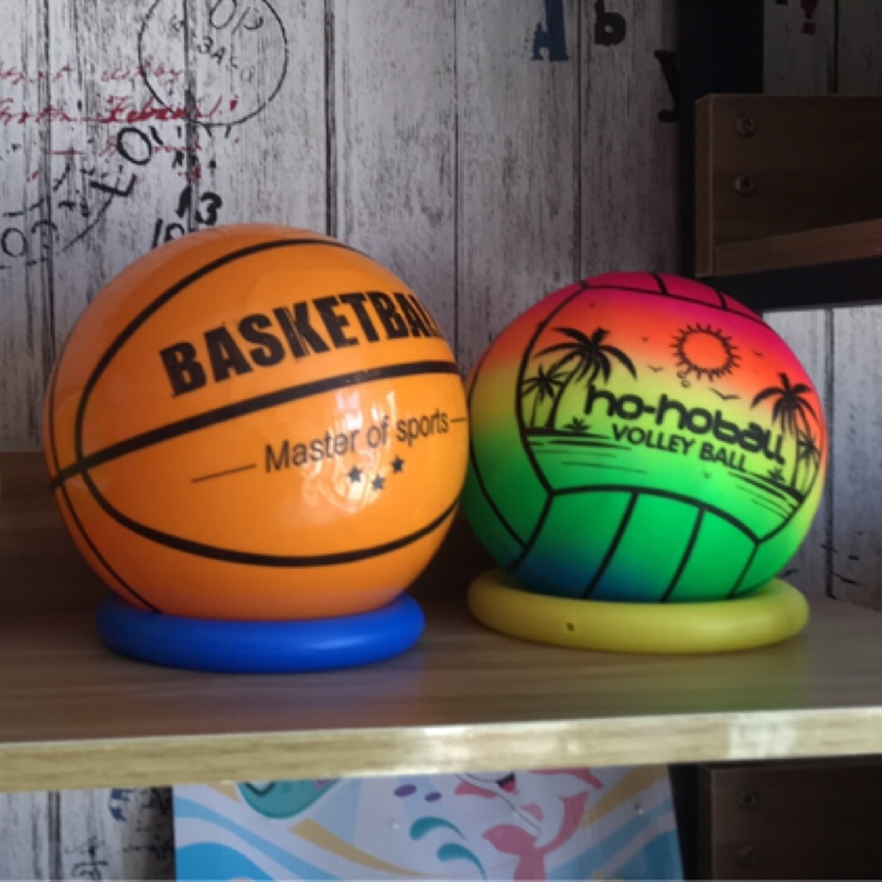 Kindergarten Plastic Gymnastics Circle Watermelon Basketball Fruit Placement Fixed Base Cirque Cirque Children Ferrule Dance Instruments