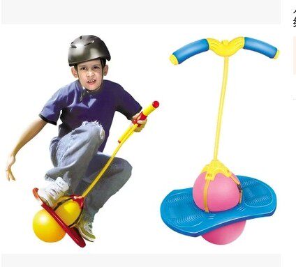 Children's handle Fitness jumping ball Children's fitness equipment Intellectual toys Fitness bouncing ball with rubber rope