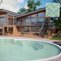 Swimming Pool Mosaic Tiles Ceramic Small villas pool Fish pool Private brick Cebu Outdoor Swimming pool Brick