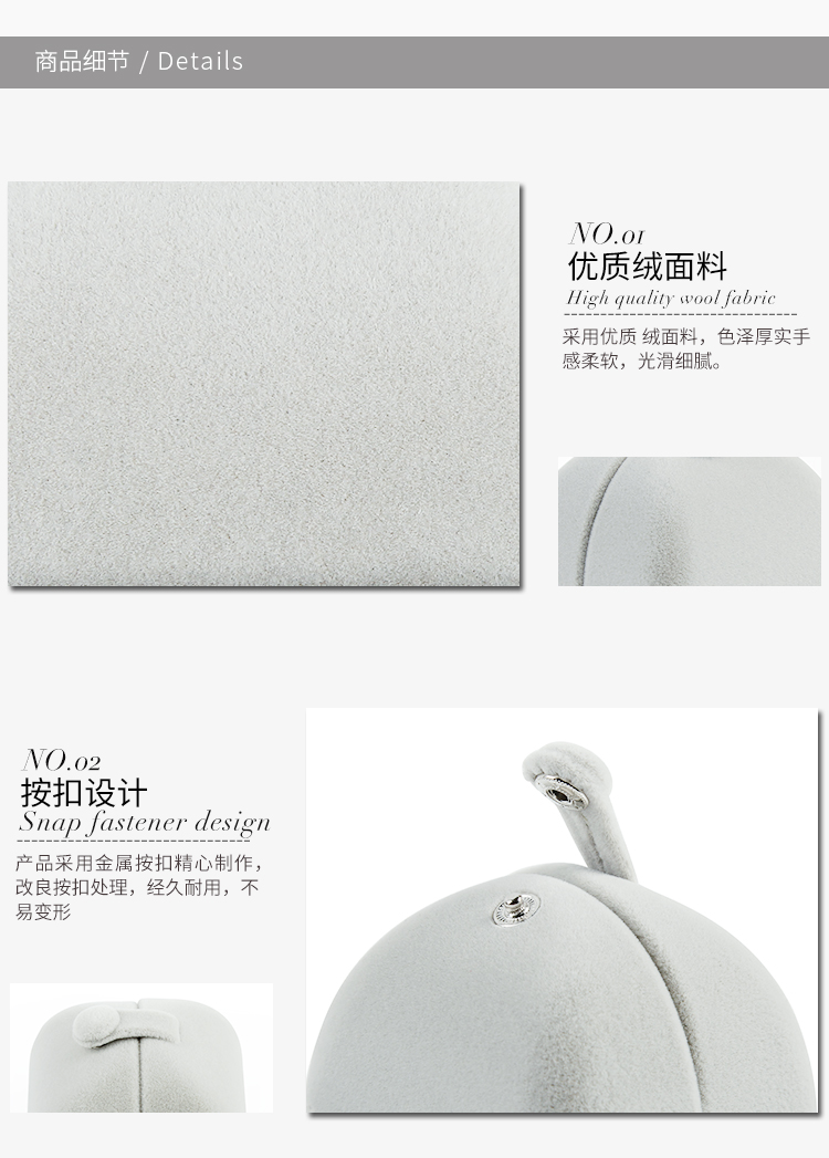 Cao cấp đôi mở hộp đồ trang sức hộp nhẫn hộp đồ trang sức vòng đeo tay vòng cổ trang sức bao bì hộp quà tặng hộp - Vòng đeo tay Cuff vòng trầm hương
