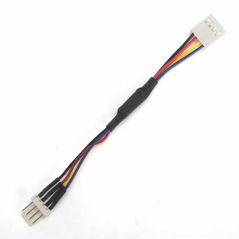 High quality 4-pin 4p 4-wire four-core fan speed-down line slow-down line PWM four-pin fan speed-down line