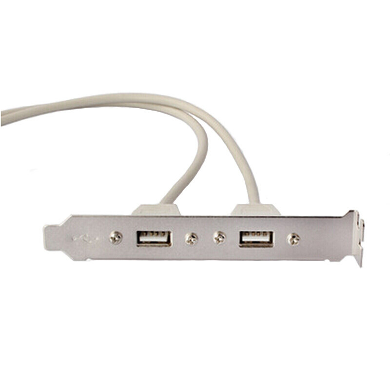 Two-mouth USB bezel line USB rear bezel USB extension cord USB expansion bezel line 2