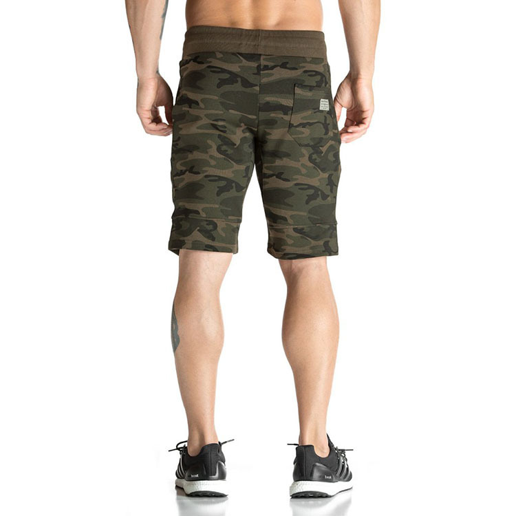 Cơ bắp captain america thể thao ngụy trang quần short nam anh tập thể dục chạy xu hướng casual loose tự canh 5 năm quần quần thể thao