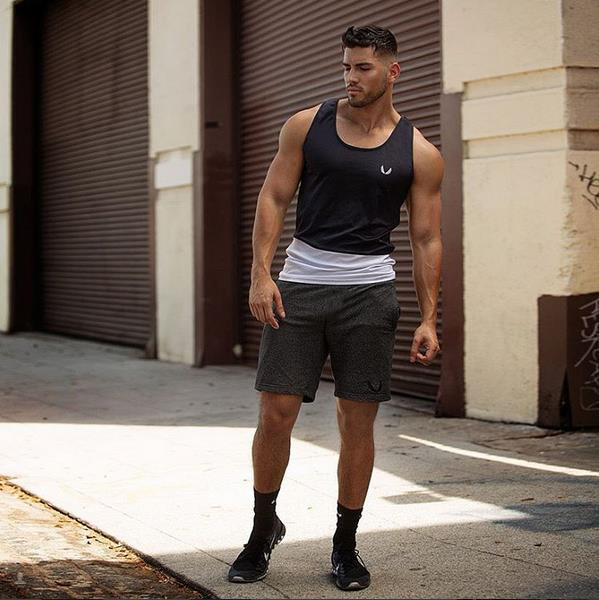 Cơ bắp captain america mùa hè thể thao quần short nam anh tập thể dục chạy đào tạo casual loose breathable phần mỏng năm quần quần gió nam adidas