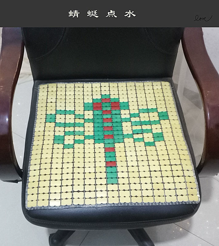 Mùa hè đệm tre ghế máy tính đệm xe mat mahjong mat sofa mát mat sinh viên tre mat thoáng khí mùa hè